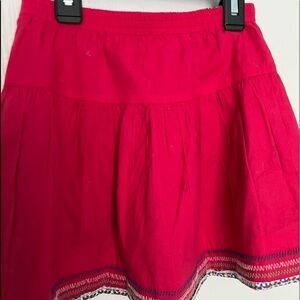 European Reversible poplin skirt, size 6Y, new but no tags